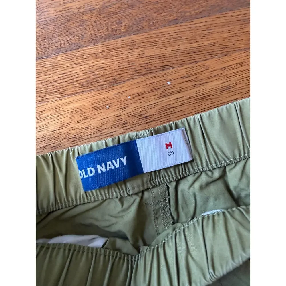 Old Navy Girls' Green Lightweight Cargo Pants Size 8